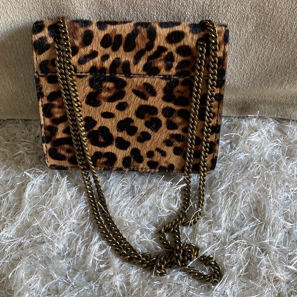 Madewell Calf Hair Leather Suede Crossbody Bag - Picture 13 of 15